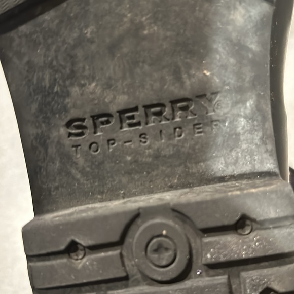 Sperry Top Siders-8.5 Women’s Boots w/Rubber Shoes &Soles,Quilted Fabric Uppers - Picture 8 of 8